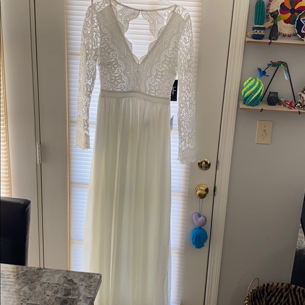 Lulus awaken my love wedding dress